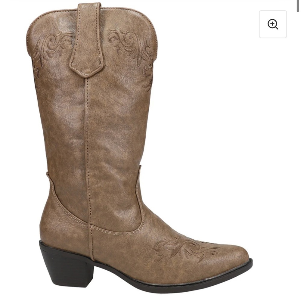 Roper Women’s Brooklyn Tan Western Cowboy Boot size 9 - NEW with Tags